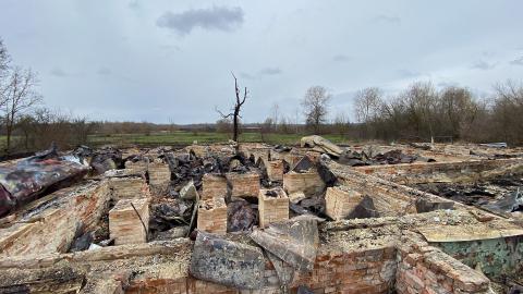 church ukraine bomb missile artillery ruin