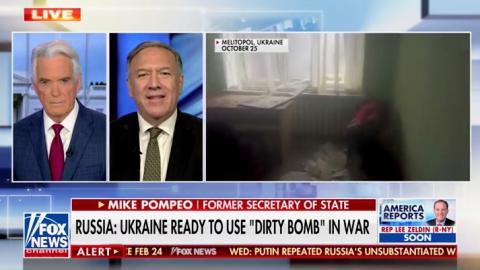 pompeo fox news putin ukraine russia dirty bomb