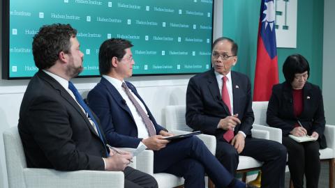 Taiwan Legislative Yuan President You Si-kun visited Hudson Institute to discuss defending democracy around the world with Hudson's Nury Turkel and Josh Rogin of the Washington Post.