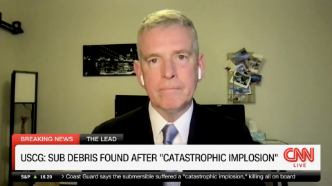 Bryan Clark CNN Titan Catastrophic Implosion