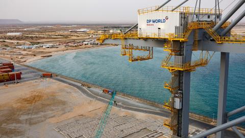 A view of Berbera Port and Berbera city on August 31, 2021. (Photo by Ed Ram/AFP via Getty Images)