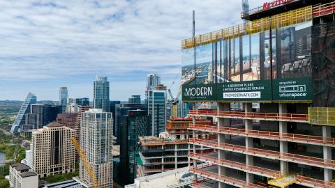 Apartments undergoing construction on March 19, 2024, in Austin, Texas. (Photo by Brandon Bell/Getty Images)