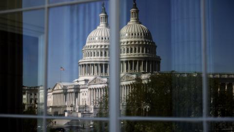 A view of the US Capitol on April 16, 2024, in Washington, DC. (Photo by Chip Somodevilla/Getty Images)