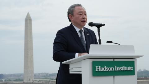 Hudson was honored to host the Mt. Fuji Dialogue delegation, including former Japanese Defense Ministers Itsunori Onodera and Gen Nakatani, during Golden Week to discuss defense cooperation, economic security, and US-Japan alliance.