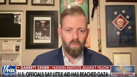 ‘Ridiculous’ to continue sending aid to Gaza, only helps our enemies: Garrett Exner