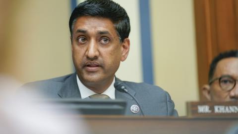 Representative Ro Khanna (D-CA) speaks during a House Committee on Oversight and Reform hearing on June 8, 2022, in Washington, DC. (Photo by Andrew Harnik-Pool/Getty Images)