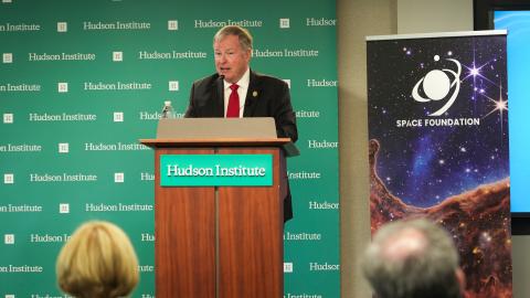 Congressman Doug Lamborn (R-CO) and Major General Heather Pringle, USAF (Ret.), discussed American hypersonic missile development with Hudson’s Rebeccah Heinrichs.
