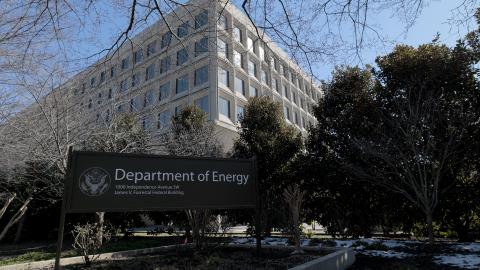 A general view of the US Department of Energy on February 14, 2025, in Washington, DC. (Anna Moneymaker via Getty Images)