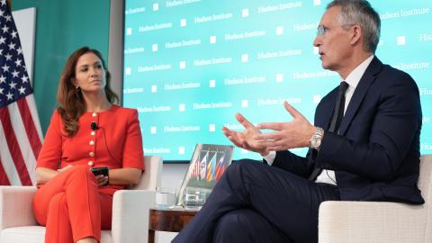 Rebeccah Heinrichs hosted Jens Stoltenberg, former secretary general of NATO, to examine the importance of economic security and alliance cohesion.