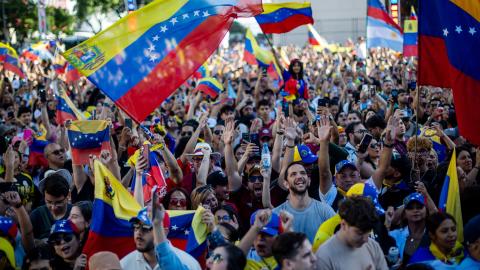 China's President Xi Jinping speaks during the opening ceremony of the Fourth Ministerial Meeting of the Forum of China and Community of Latin American and Caribbean States (CELAC), in Beijing on May 13, 2025. (Getty Images)