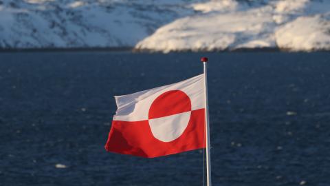 The Greenlandic flag flies on January 20, 2026 in Nuuk, Greenland. European leaders are scheduled to meet later this week to formulate their response to U.S. President Donald Trump's recent threat of punitive tariffs against countries who obstruct his desire to acquire Greenland. (Photo by Sean Gallup/Getty Images)