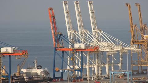 The port of Gwadar in Baluchsitan, Pakistan, October 3, 2017