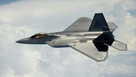 A 1st Fighter Wing's F-22 Raptor from Joint Base Langley-Eustis, VA. (DVIDS)