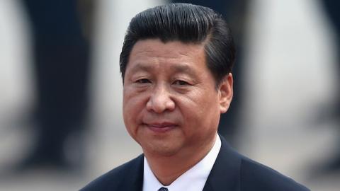 Chinese President Xi Jinping outside the Great Hall of the People on May 6, 2013 in Beijing, China. (Feng Li/Getty Images)