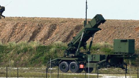 The members of Japan Self-defense Force prepare the Patriot Advanced Capability-3 missile for interception right after North Korea's rocket launch on February 7, 2016 in Ishigaki, Okinawa, Japan. (The Asahi Shimbun/The Asahi Shimbun via Getty Images)