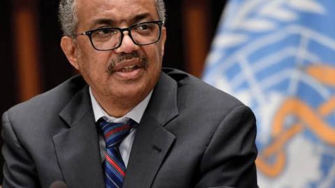 World Health Organization Director-General Tedros Adhanom Ghebreyesus in Geneva, July 3.