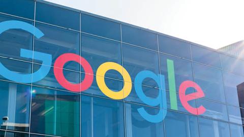 Google logo seen at Googleplex, the corporate headquarters complex of Google and its parent company Alphabet Inc. (Photo by Alex Tai/SOPA Images/LightRocket via Getty Images)