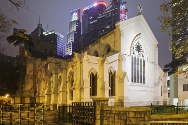 St John's Cathedral in Hong Kong. (Getty Images)