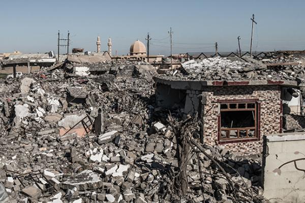 Scenes from the now destroyed city of Sinjar, which was recently liberated from ISIL militants who originally captured the city on August 2014, November 26, 2015 