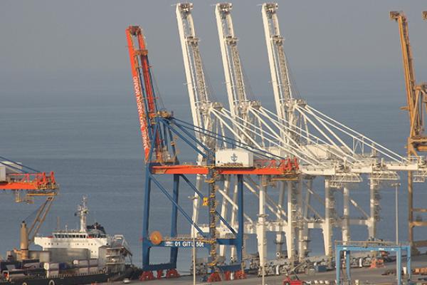 The port of Gwadar in Baluchsitan, Pakistan, October 3, 2017