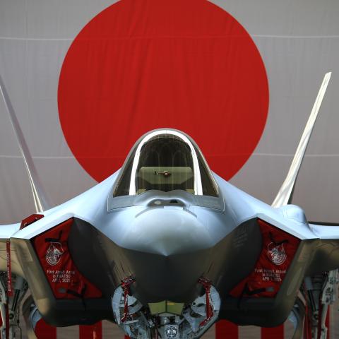 The Japan Air Self-Defense Force held an F-35 aircraft delivery ceremony at Komatsu Air Base in  Japan on April 26, 2025. (F-35 Joint Program Office via JASDF and DVIDS)
