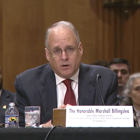 Senate Committee on Foreign Relations: Arms Race 2.0  By Marshall Billingslea